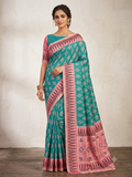 Pure Silk Saree with blouse piece
