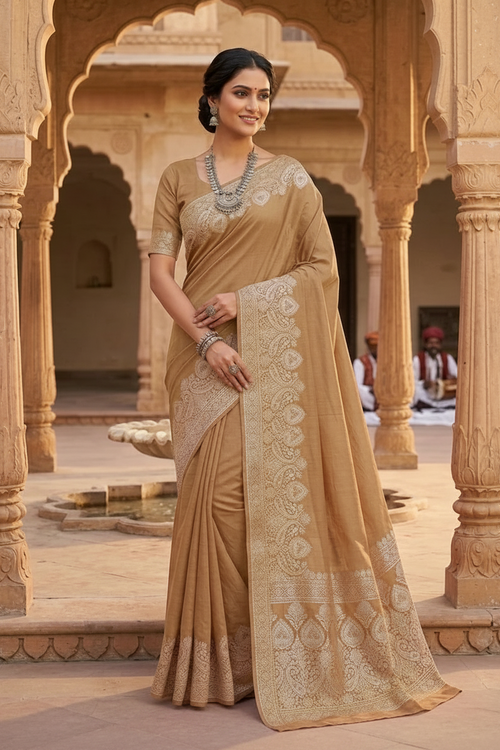 Cotton Silk Saree with blouse piece