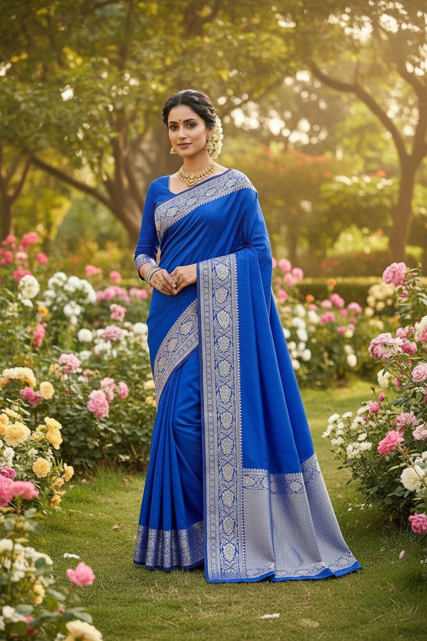 Silk Saree with Blouse piece