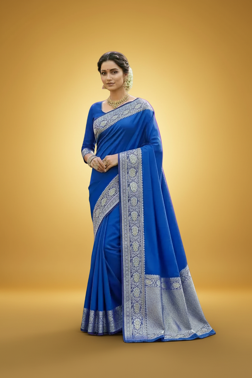 Silk Saree with Blouse piece