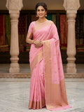 Premium Cotton Silk Saree with blouse piece