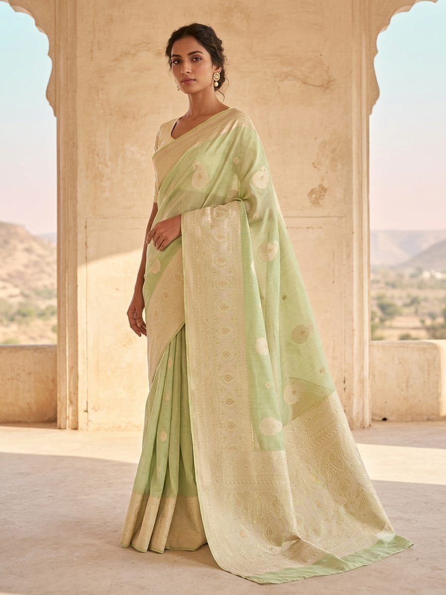 Cotton Silk Saree